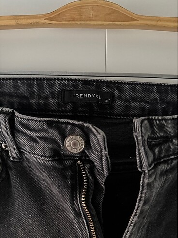36 Beden gri Renk Flare jean