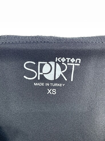xs Beden siyah Renk Koton T-shirt %70 İndirimli.
