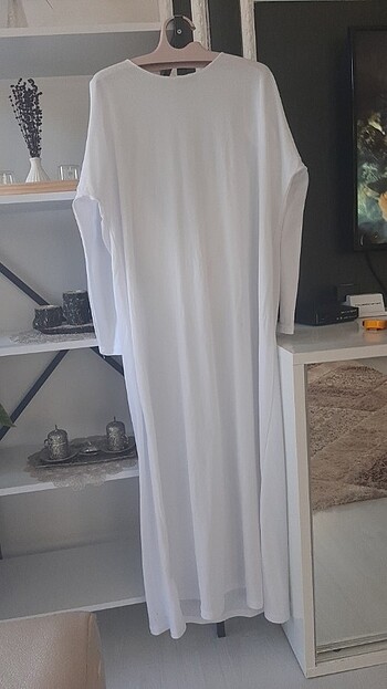 universal Beden beyaz Renk Namaz elbisesi 