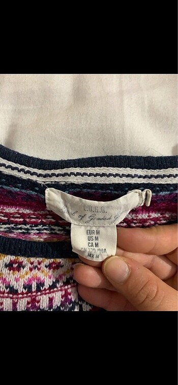 m Beden H&M Motifli Kazak