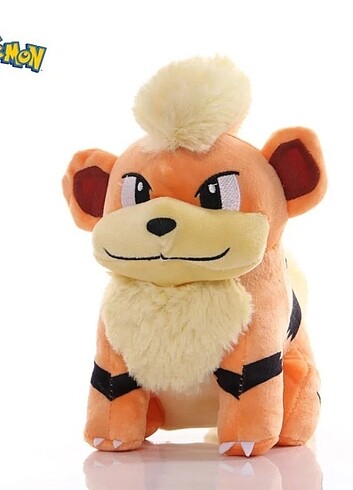 Growlithe 20 cm Pokemon peluş oyuncak 