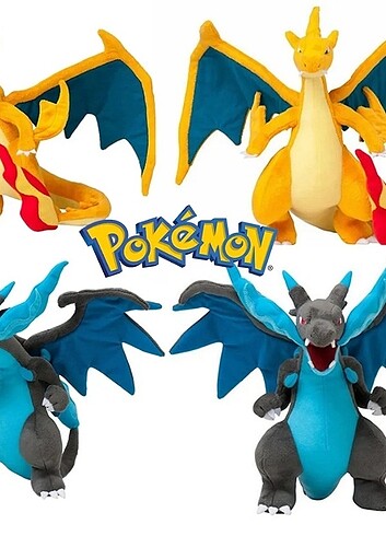 Beden Mega charizard y Pokemon peluş oyuncak figür