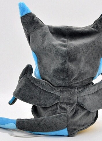 Diğer Pikachu mega charizard X kostümlü 25cm peluş oyuncak pokemon