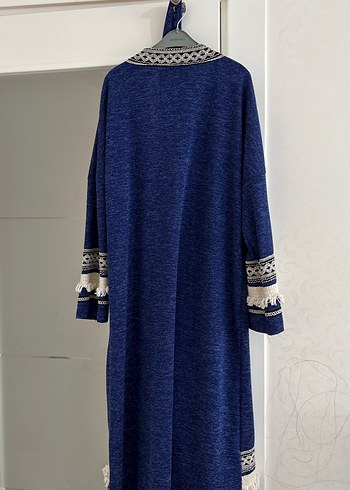 Mavi Bohem Nakışlı uzun tunik - Görsel 2