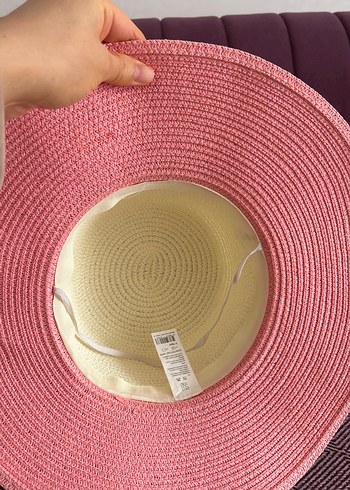 Renkli Fırfırlı Pembe Bohem Kadın Şapka - Görsel 2