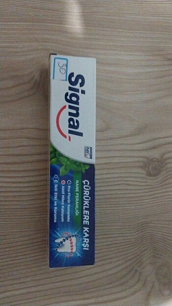 Signal çürüklere karşı dişmacunu