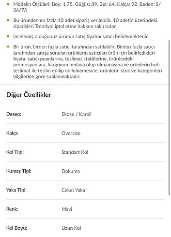 s Beden Ekose Gömlek 