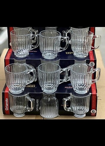 6 adet elysia model kulplu bardak - Görsel 2