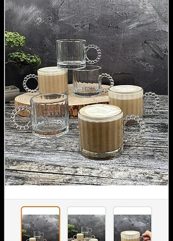 3lu boncuklu kupa - Görsel 3