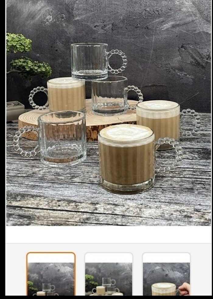 6li boncuklu kupa - Görsel 2