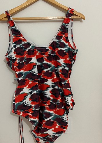 Kadın Çok Renkli Bağlamalı Mayo - Görsel 3