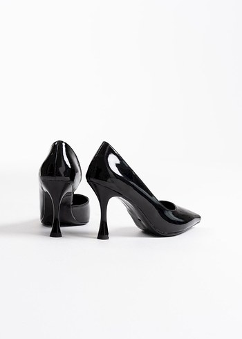 Siyah Modern Klasik Stiletto - Görsel 6