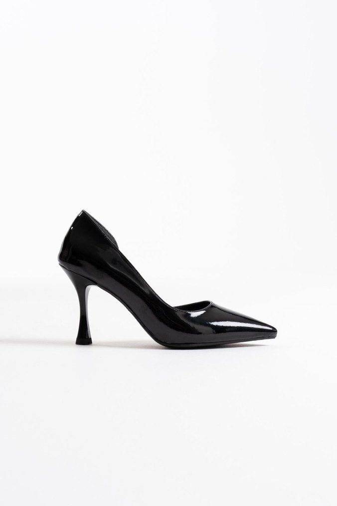 Siyah Modern Klasik Stiletto - Görsel 2