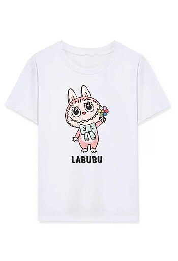 Labubu baskılı t shirt