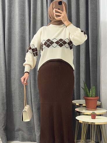 Zara Triko ikili takım elbise