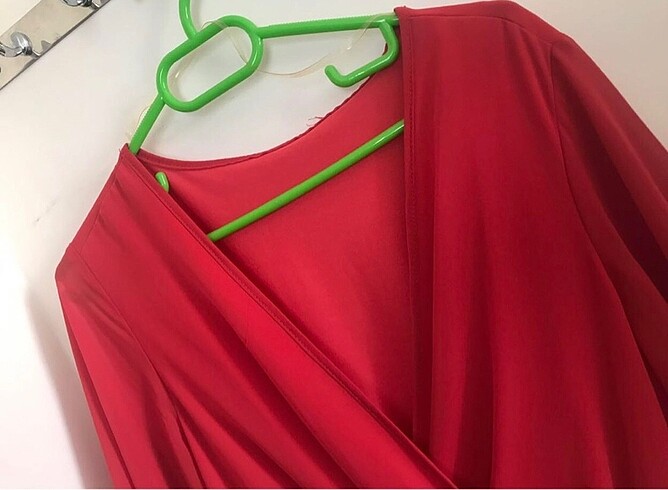 xxl Beden Kırmızı abiye-Elbise
