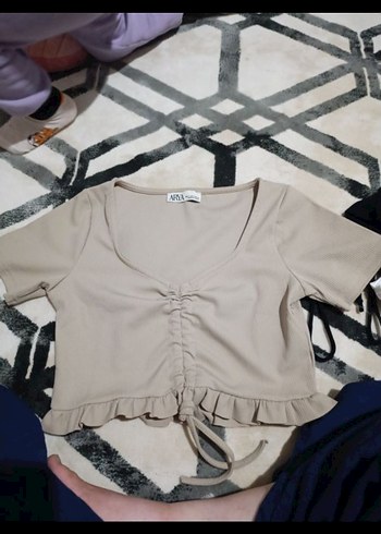 Kısa Kollu Düğmeli Kız Tişörtü toplu satış - Görsel 2