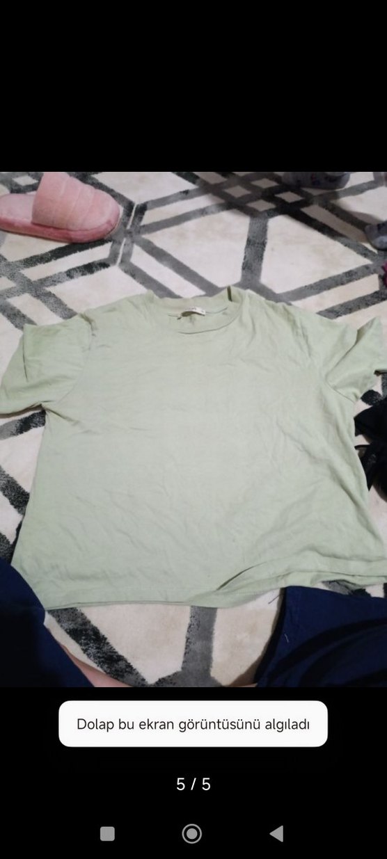 Kısa Kollu Düğmeli Kız Tişörtü toplu satış - Görsel 5