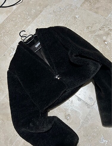 Gothic Goth Peluş Ceket