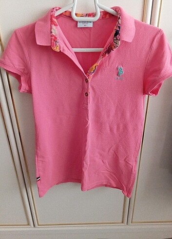 U.S Polo Assn. Polo pembe tişört