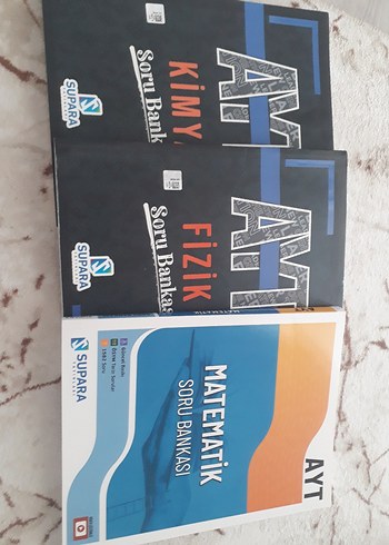 AYT Matematik, Kimya, Fizik Soru Bankası Seti
