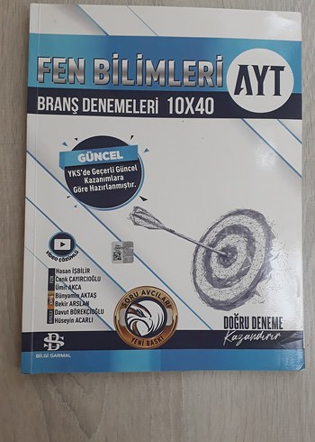 Bilgisarmal Fen Bilimleri AYT Branş Denemeleri