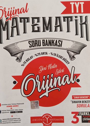 TYT Orijinal Matematik Soru Bankası