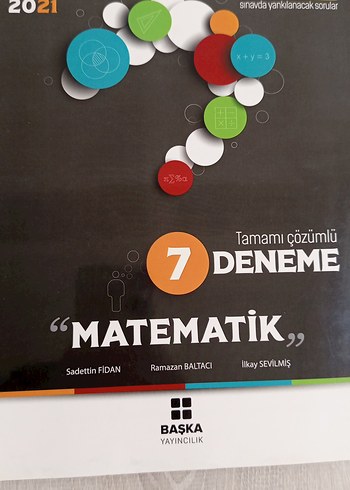 TYT Matematik 7 Deneme Kitabı - Tamamı Çözümlü