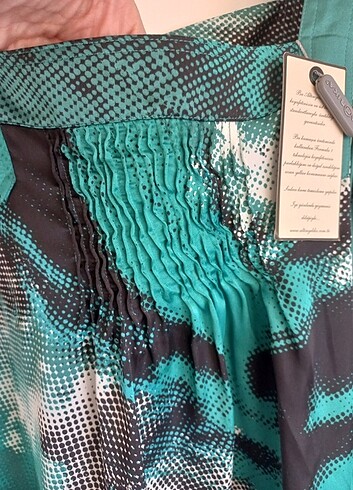 xl Beden Fabrika kelebek kollu elbise XL