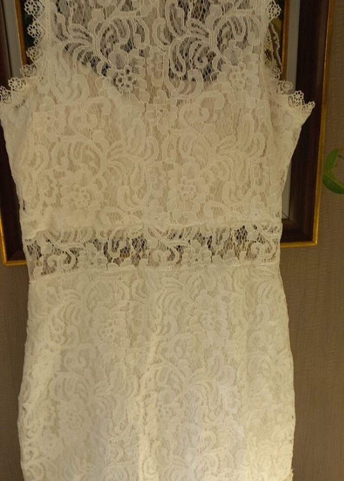 Nikah elbisesi-sade gelinlik- 38 - Görsel 2