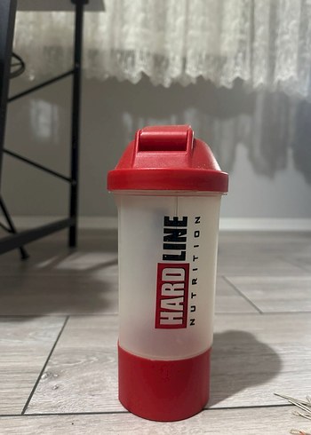Kırmızı Protein Tozu Shaker Şişesi - Görsel 2