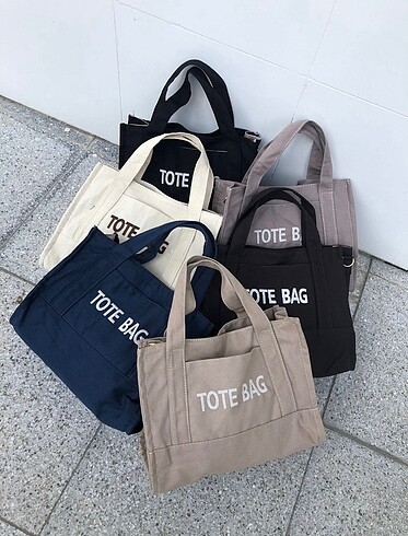 Kanvas Keten Tote Bag Çanta
