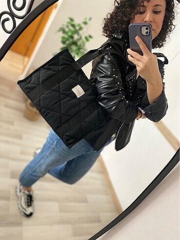  Beden kahverengi Renk Kapitone Puf Dolgu Acı Kahve Omuz Çantası