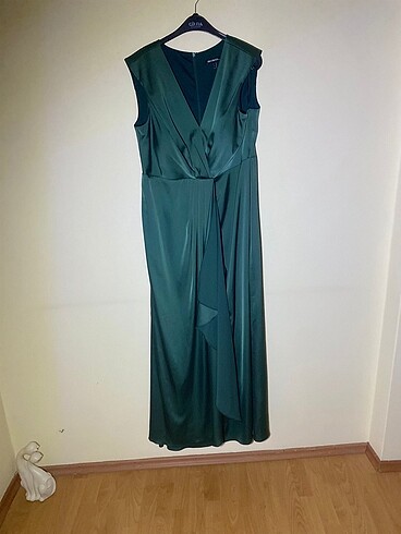 Doridorca 46 beden yeşil elbise