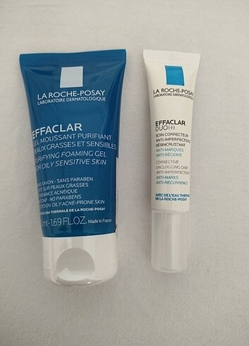 la roche posay effaclar ve effaclar duo set orjinal sifir