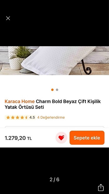 Karaca Home Karaca home yatak örtüsü seti