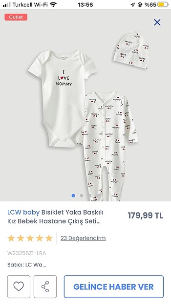 Lcw bebek hastane çıkışı