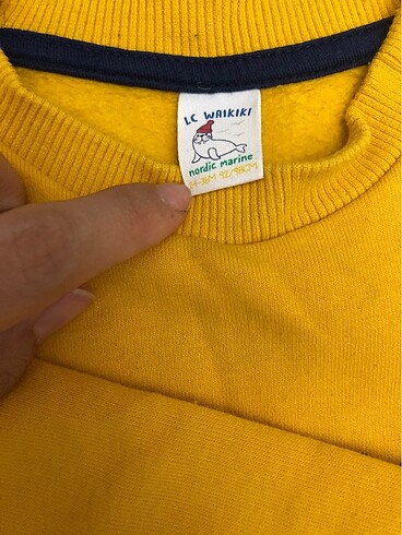 LC Waikiki Lcw sarı sweatshirt