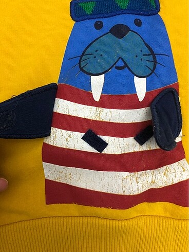 24-36 Ay Beden Lcw sarı sweatshirt