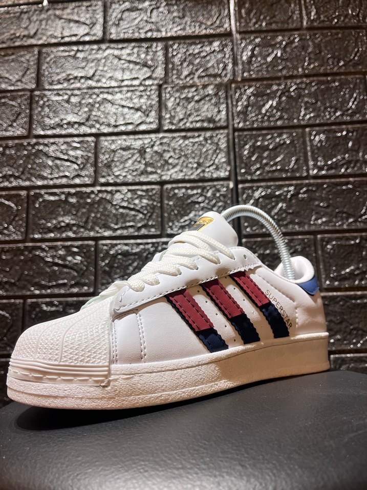 Beyaz Renkli Bağcıklı baybayan Spor Ayakkabı - Görsel 4