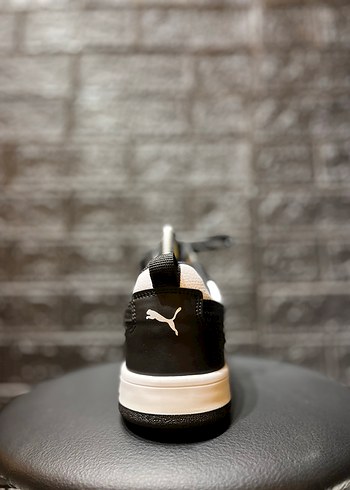 Siyah Gri Yılan Desenli Bağcıklı Spor Ayakkabı - Görsel 8