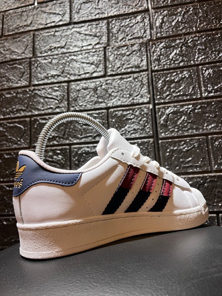 Renkli Detaylı Beyaz Erkek Spor Ayakkabı - Görsel 5