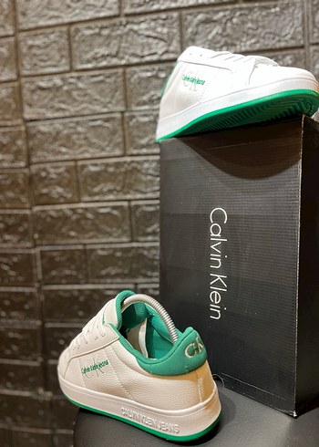 Calvin Klein Jeans Erkek Beyaz Spor Ayakkabı - Görsel 7