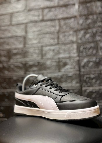 Siyah Gri Bağcıklı erkek Spor Ayakkabı - Görsel 4