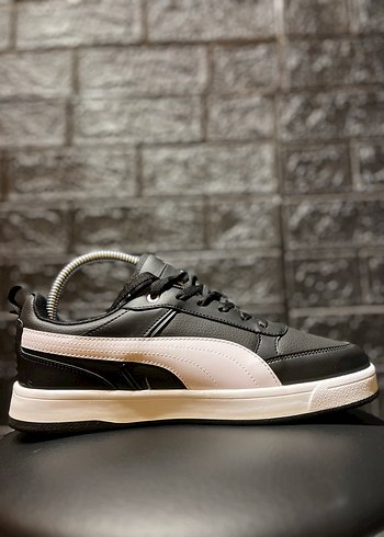 Siyah Gri Bağcıklı erkek Spor Ayakkabı - Görsel 2