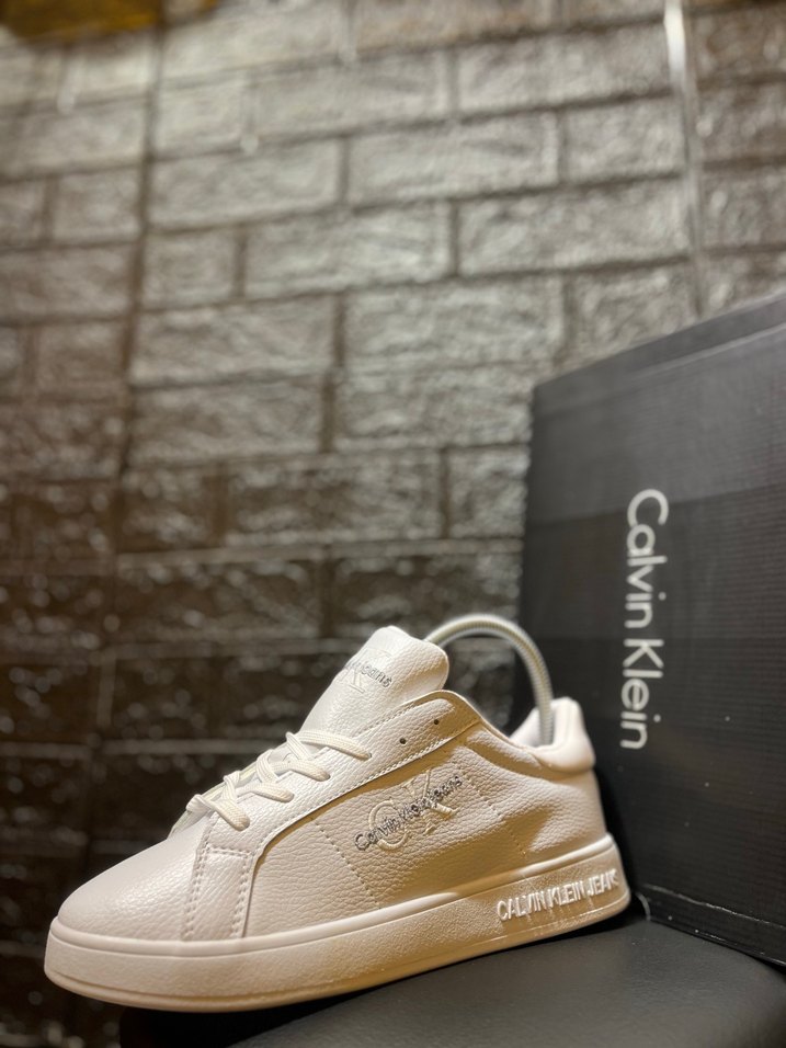 Erkek Beyaz Calvin Klein Sneakers - Görsel 5