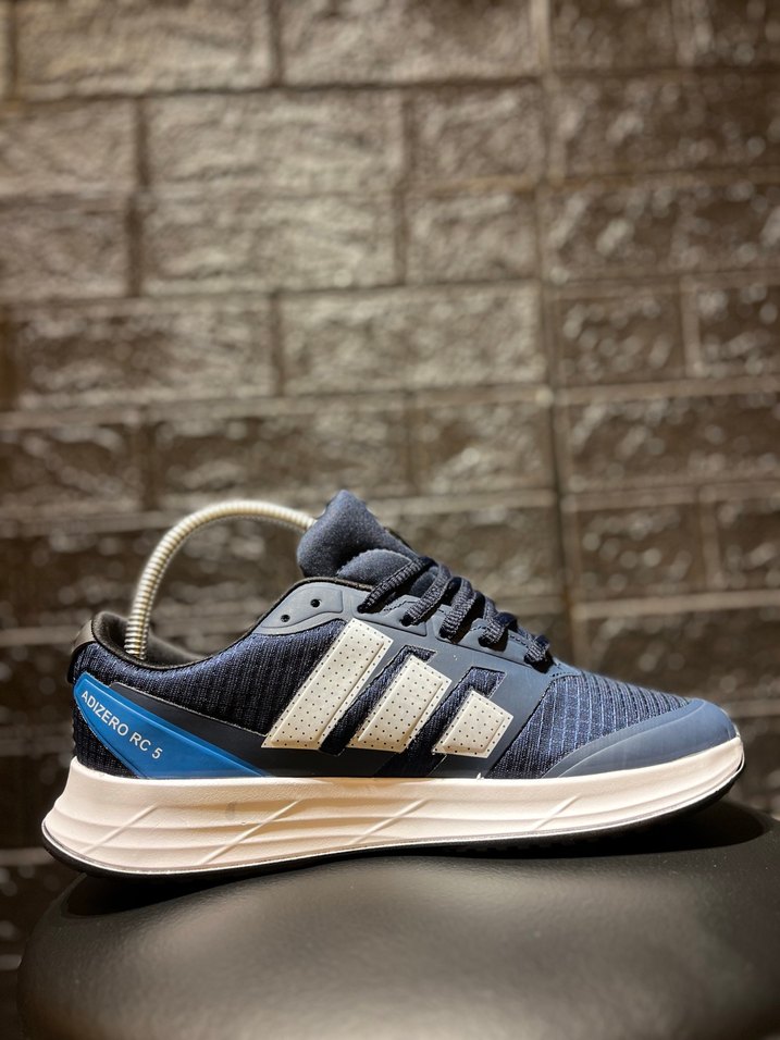 Erkek Lacivert Spor Ayakkabı Zebra Desenli - Görsel 2