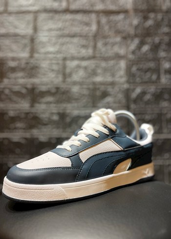 Beyaz  Bağcıklı erkek Spor Ayakkabı - Görsel 4