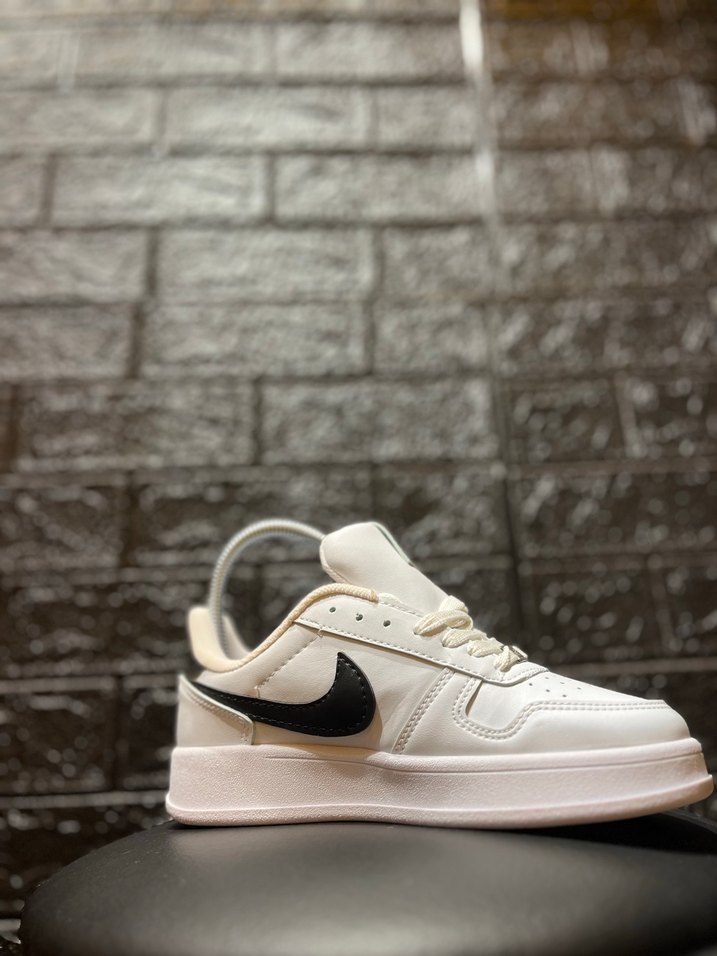 Beyaz Siyah Detaylı erkek  Spor Ayakkabı - Görsel 2