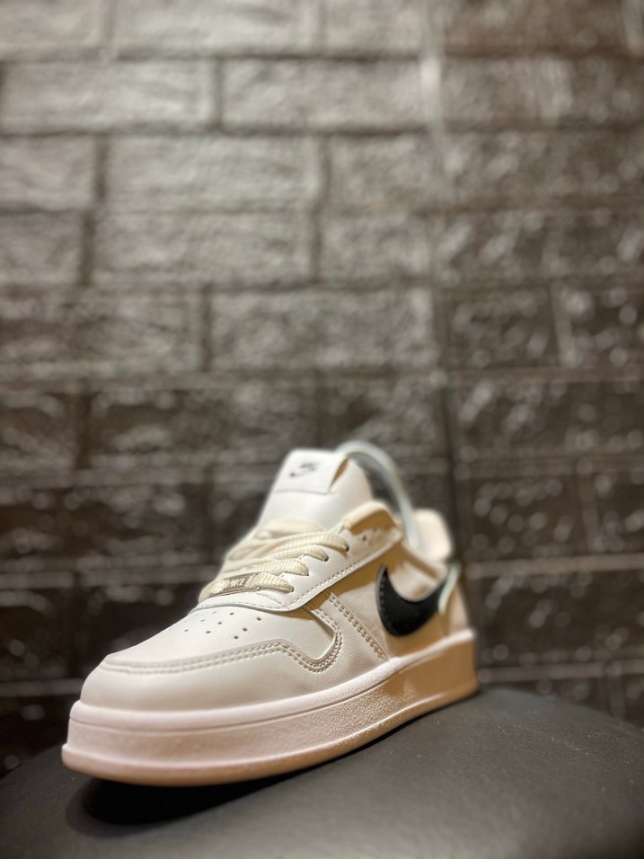 Beyaz Siyah Detaylı Blok Topuklu erkek Spor Ayakkabı - Görsel 3